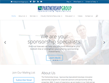 Tablet Screenshot of partnershipgroup.ca